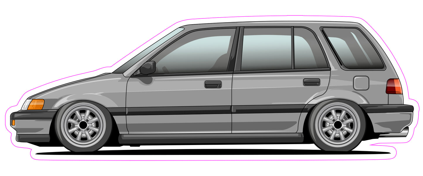Stickers / Honda Shuttle 1990