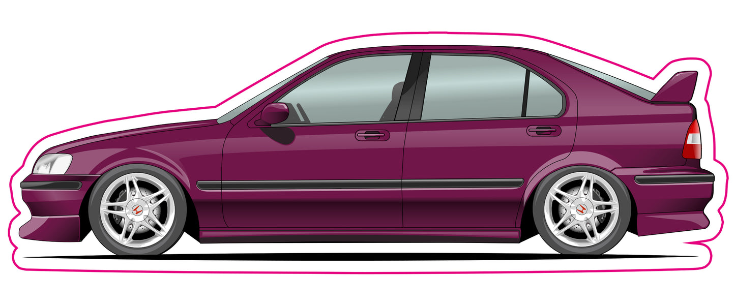 Stickers / Honda Civic Mb6 1997
