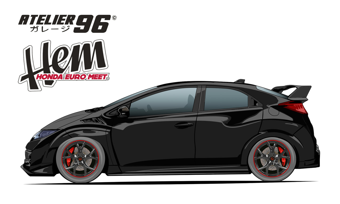 Affiches / Honda Civic type R FK2 2015