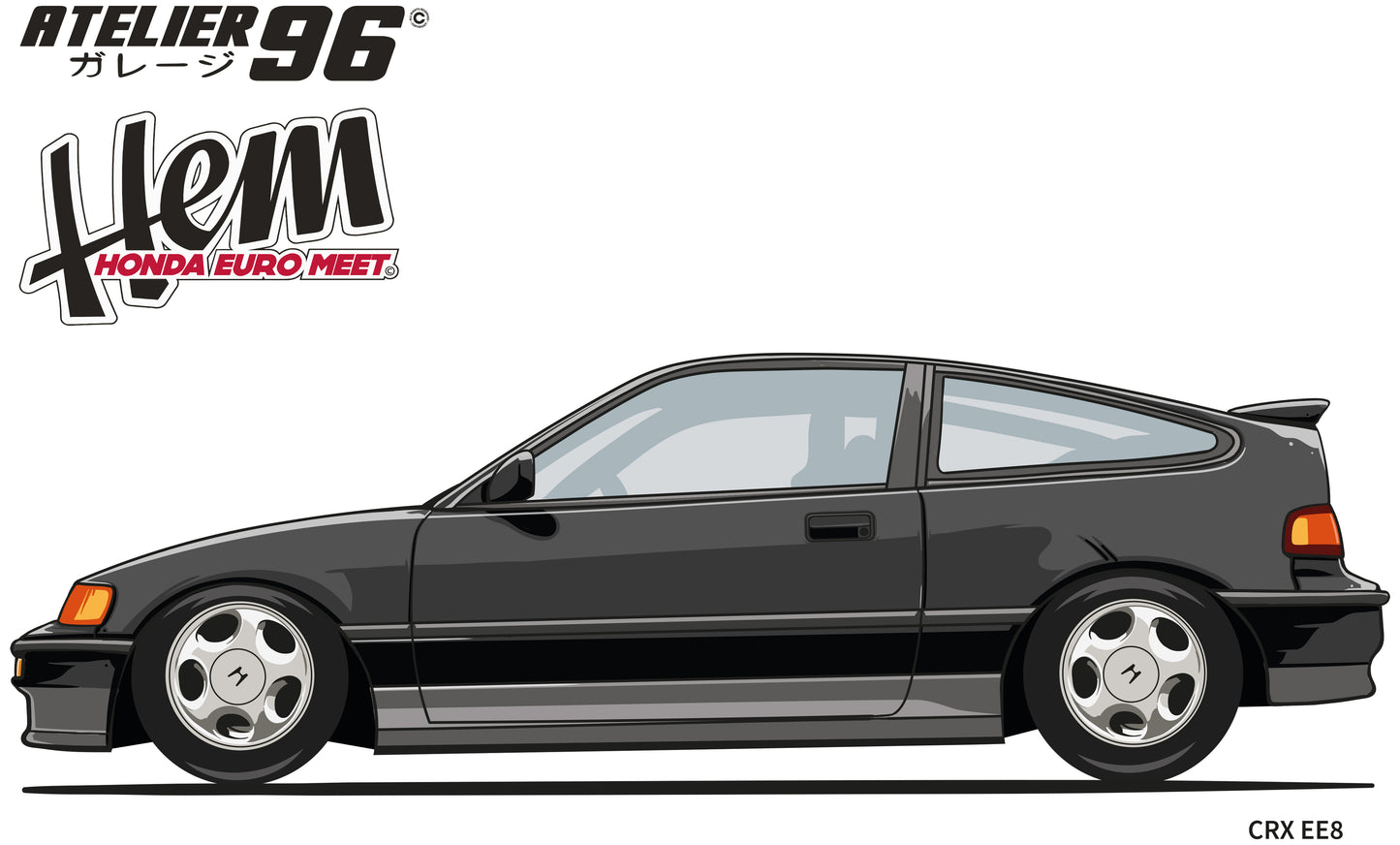Affiches / Honda CRX ED9 EE8 1990