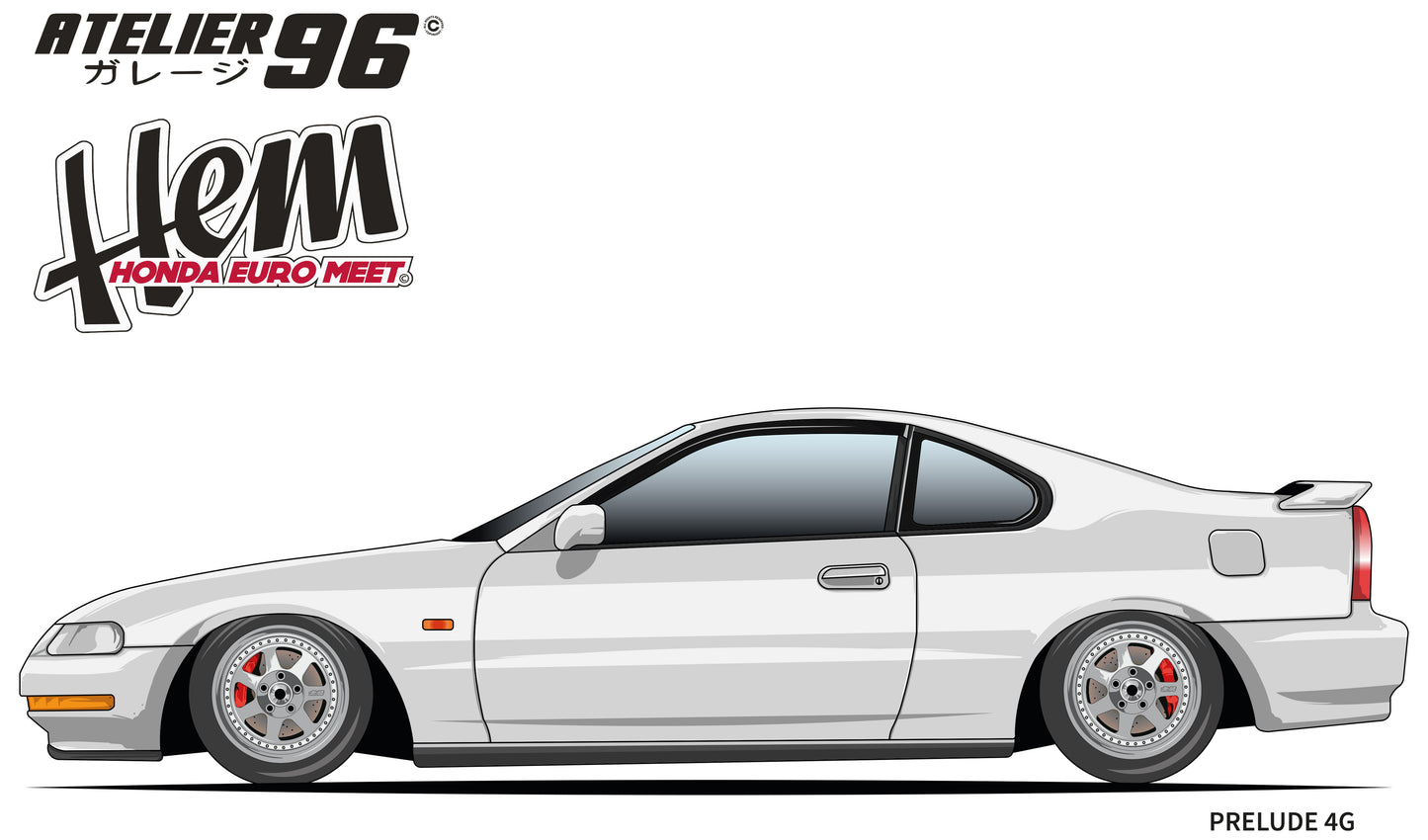 Affiches / Honda Prélude Gen4 1991