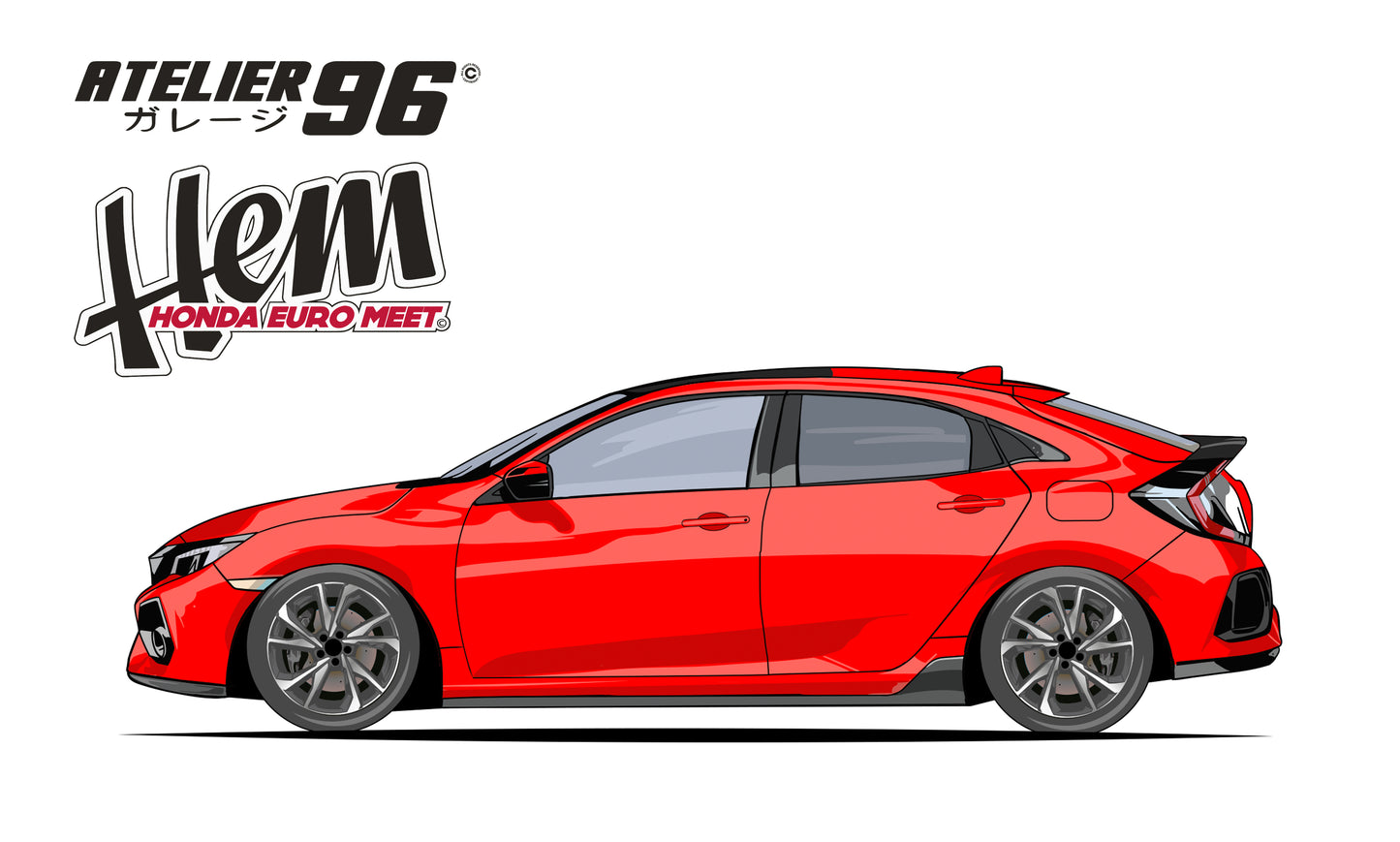 Affiches / Honda Civic FK7 & TCR 2017