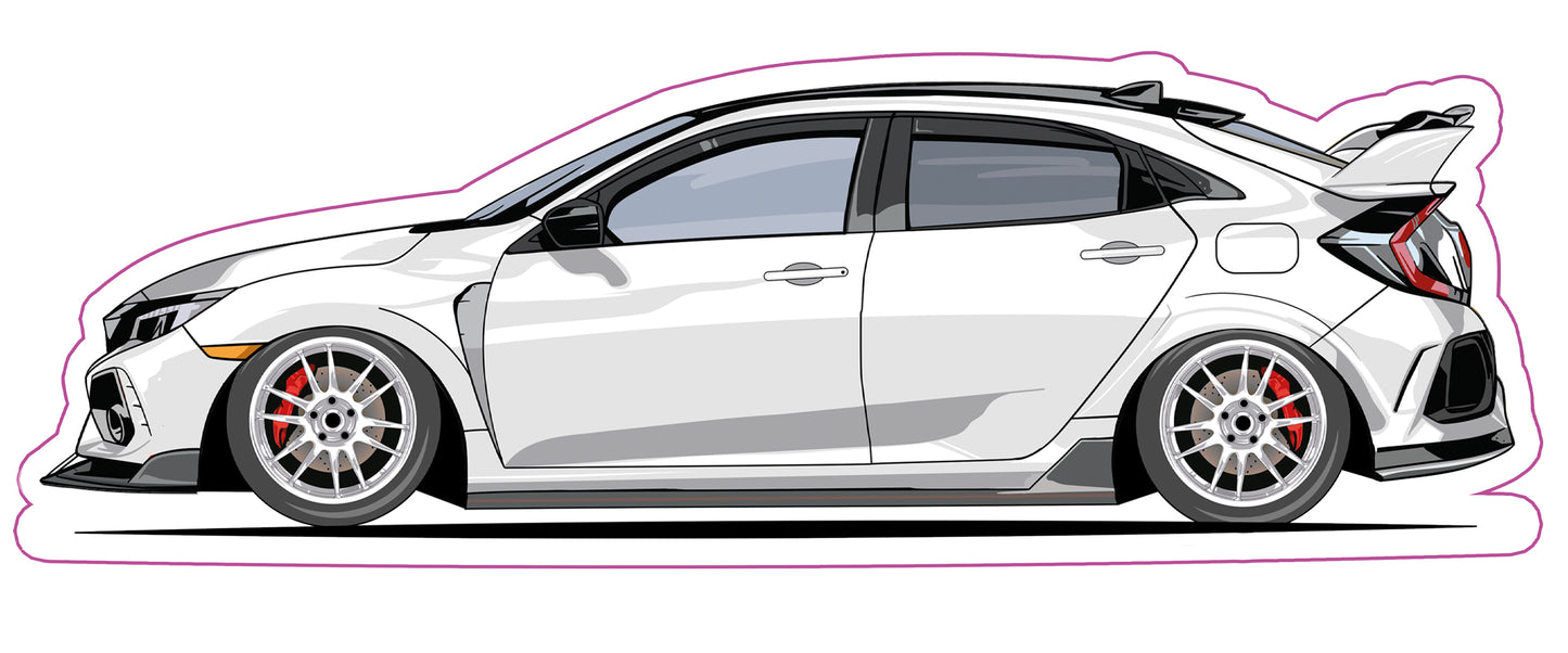Stickers / Honda Type R FK8 2017