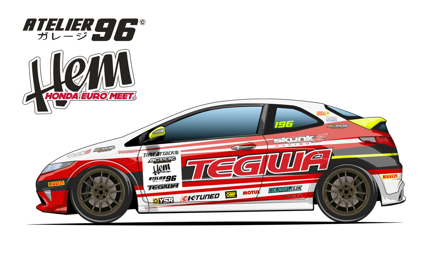 Affiches / Honda civic fn2
