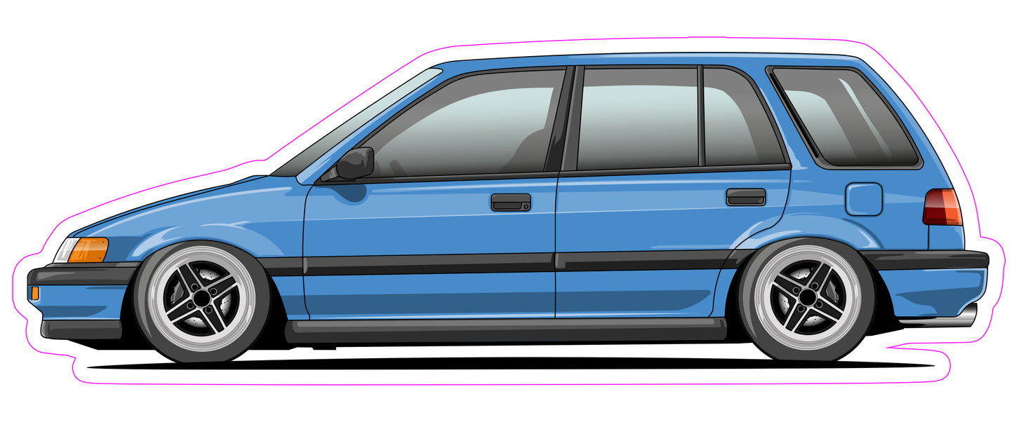 Stickers / Honda Shuttle 1990