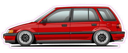 Stickers / Honda Shuttle 1990