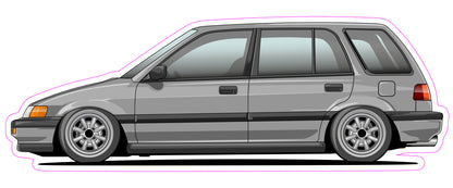 Stickers / Honda Shuttle 1990