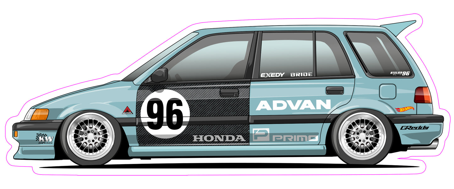 Stickers / Honda Shuttle 1990