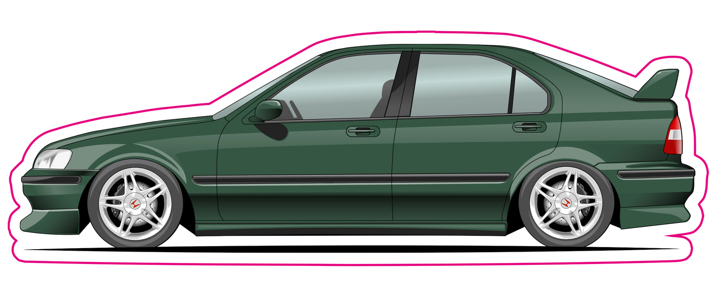 Stickers / Honda Civic Mb6 1997
