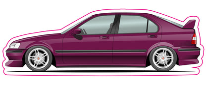 Stickers / Honda Civic Mb6 1997