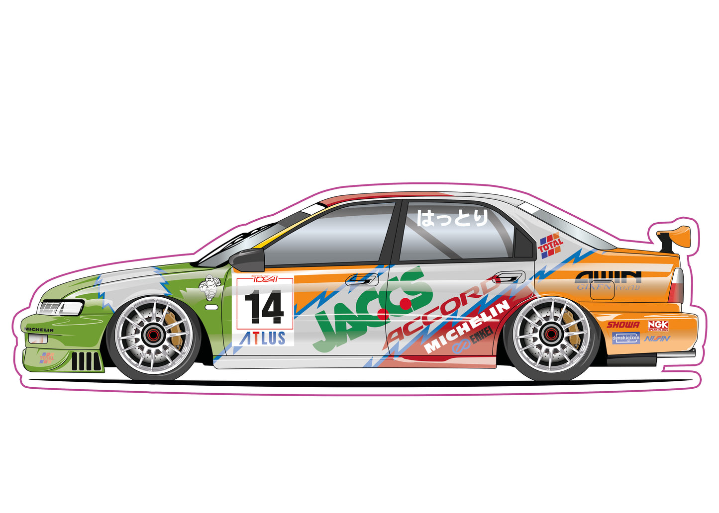 Stickers /  Honda Accord JTCC 1996