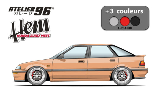 Affiches / Honda concerto 1988