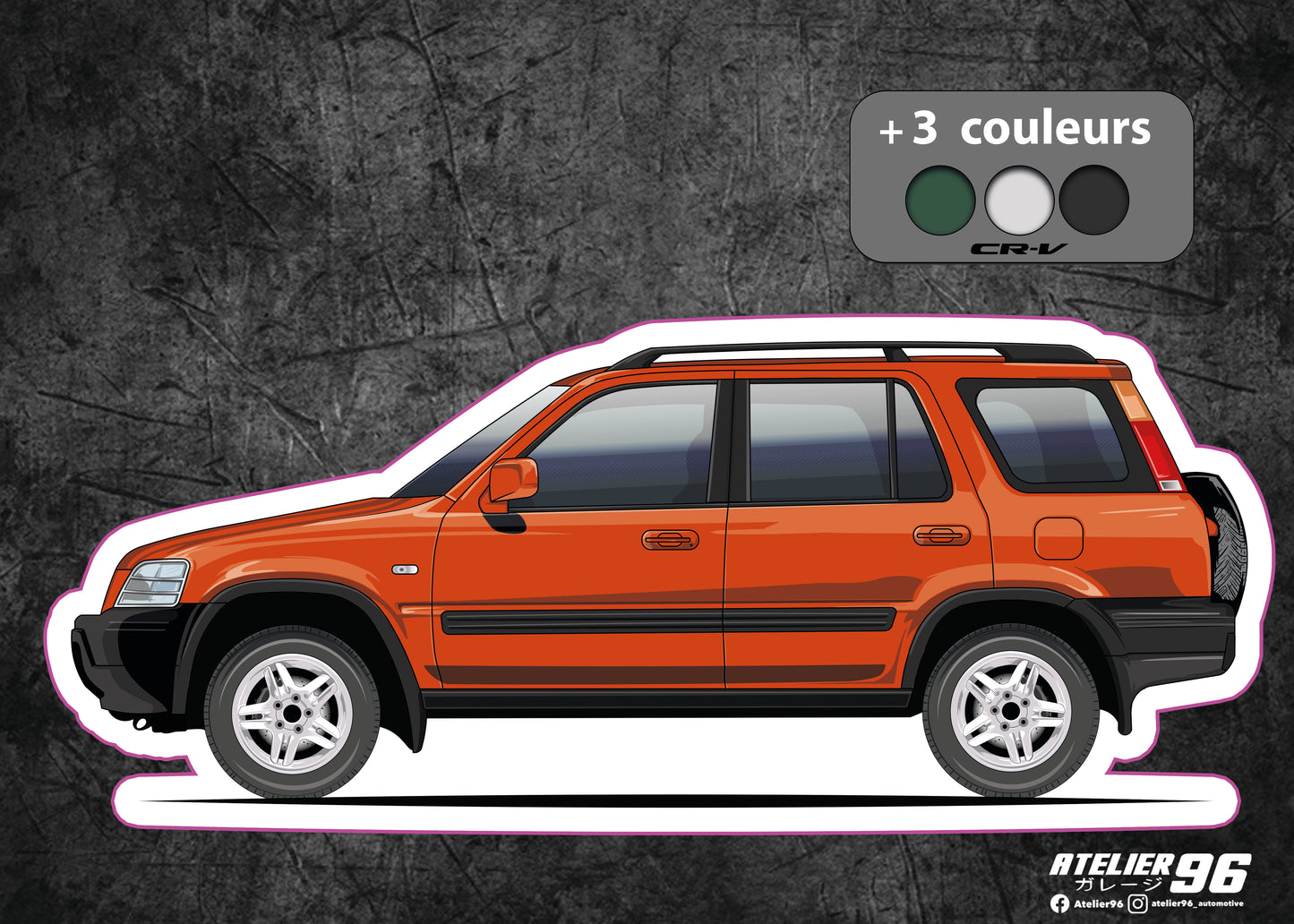 stickers / Honda CR-V RD1 1995
