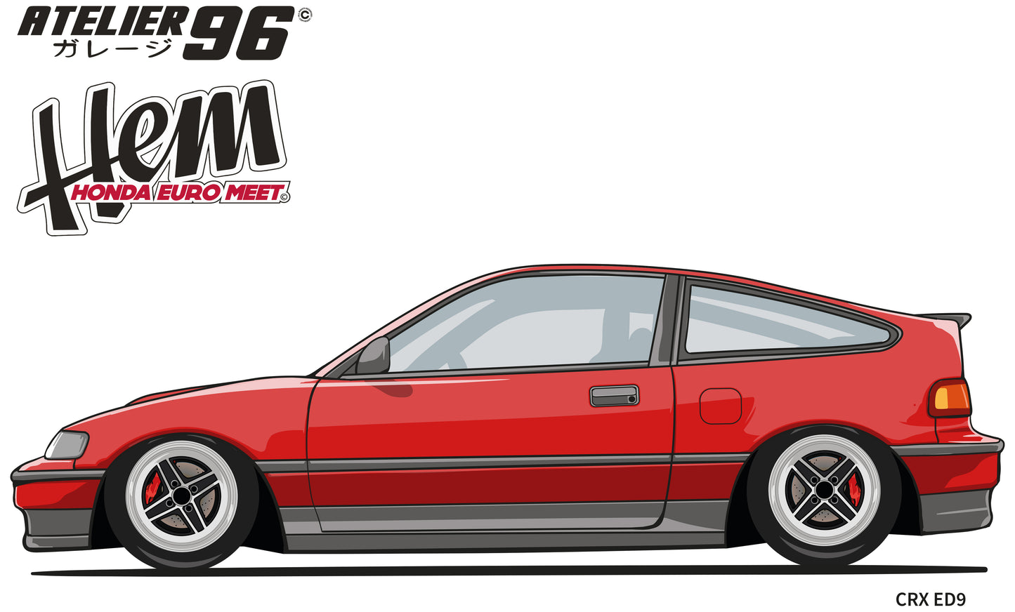 Affiches / Honda CRX ED9 EE8