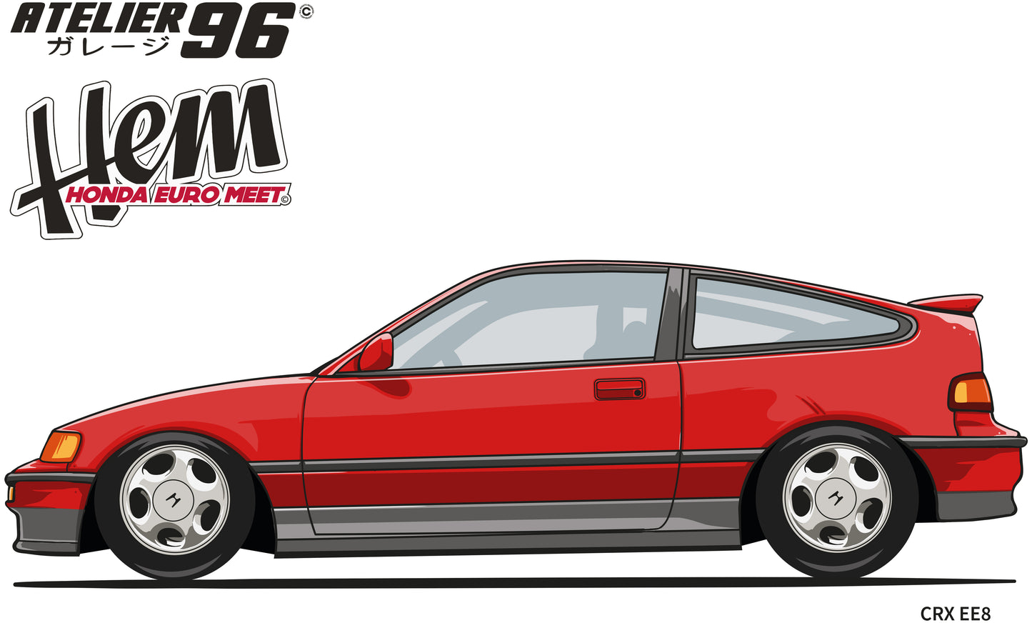 Affiches / Honda CRX ED9 EE8