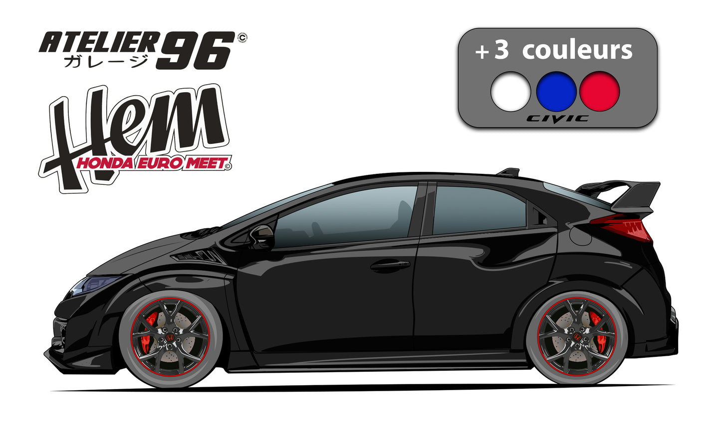 Affiches /  Honda Civic type R FK2 2015