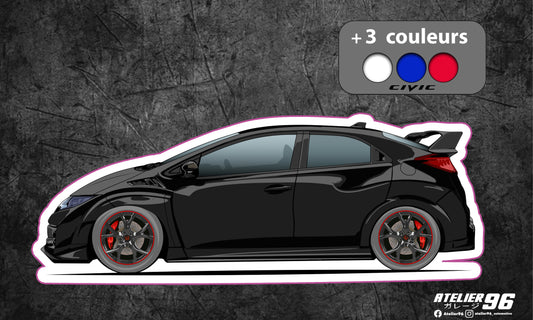 Stickers /  Honda Civic type R FK2 2015