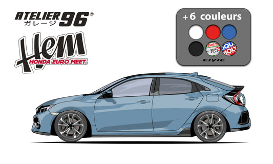 Affiches /  Honda Civic FK7 & TCR 2017