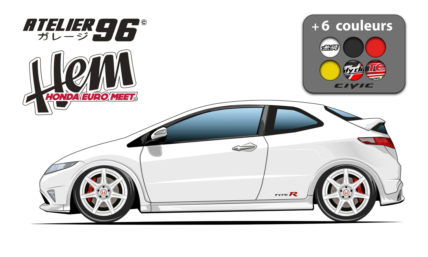 Affiches /  Honda Civic Type R FN2 2007