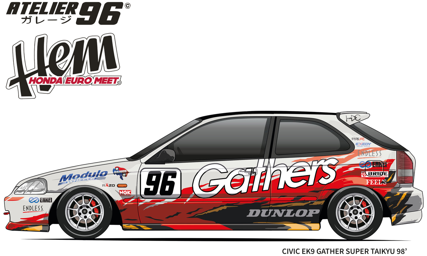 Affiches / Honda Civic 6 Gen