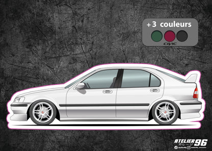 Stickers / Honda Civic Mb6 1997