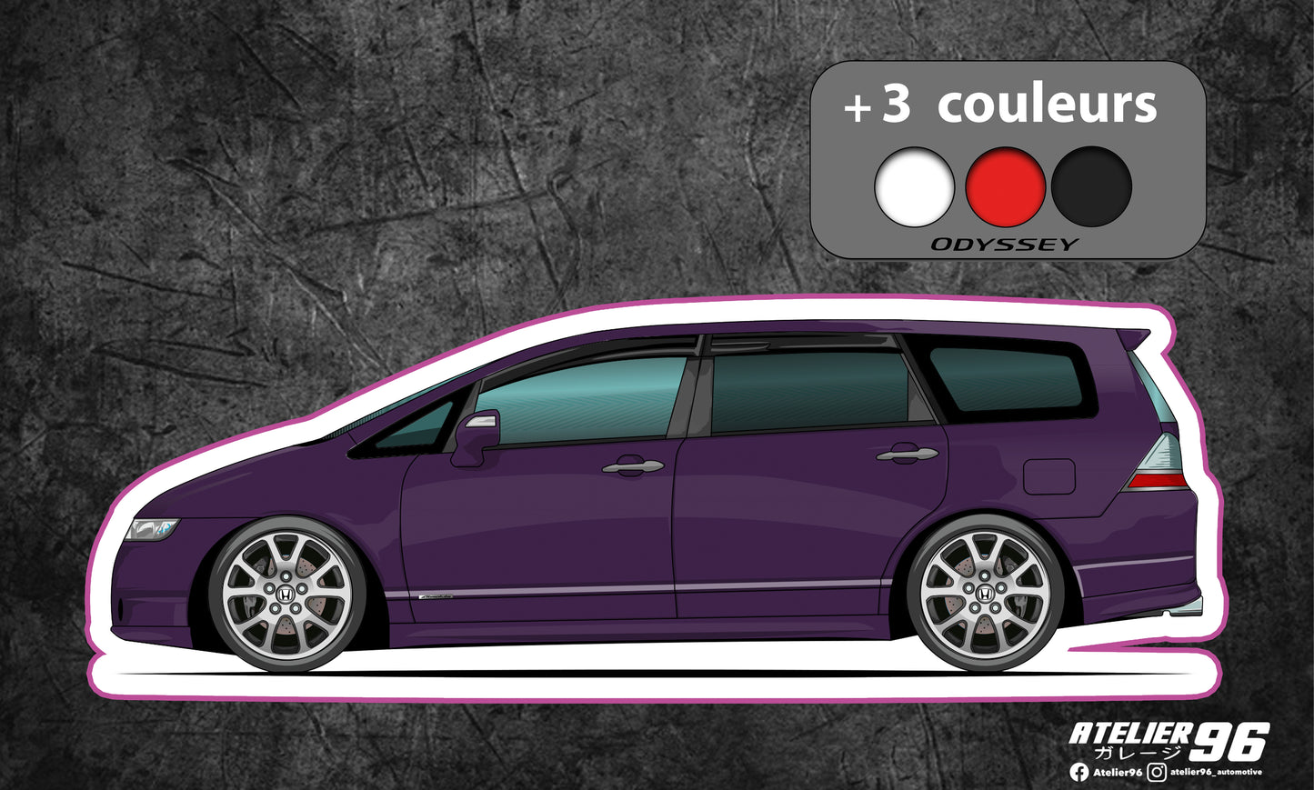 Stickers / Honda odyssey 2007