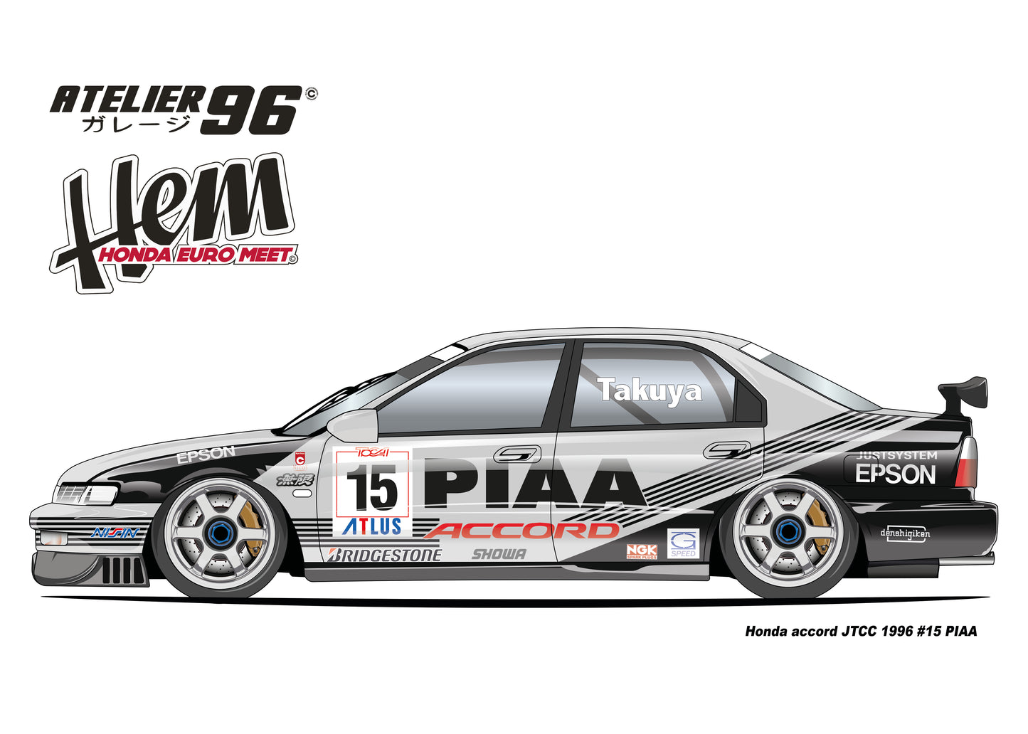 Affiches /  Honda Accord JTCC 1996
