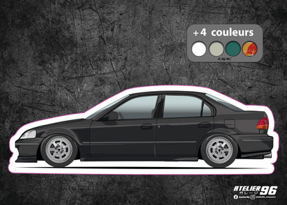 Stickers / Honda Civic berline / ferio 1995