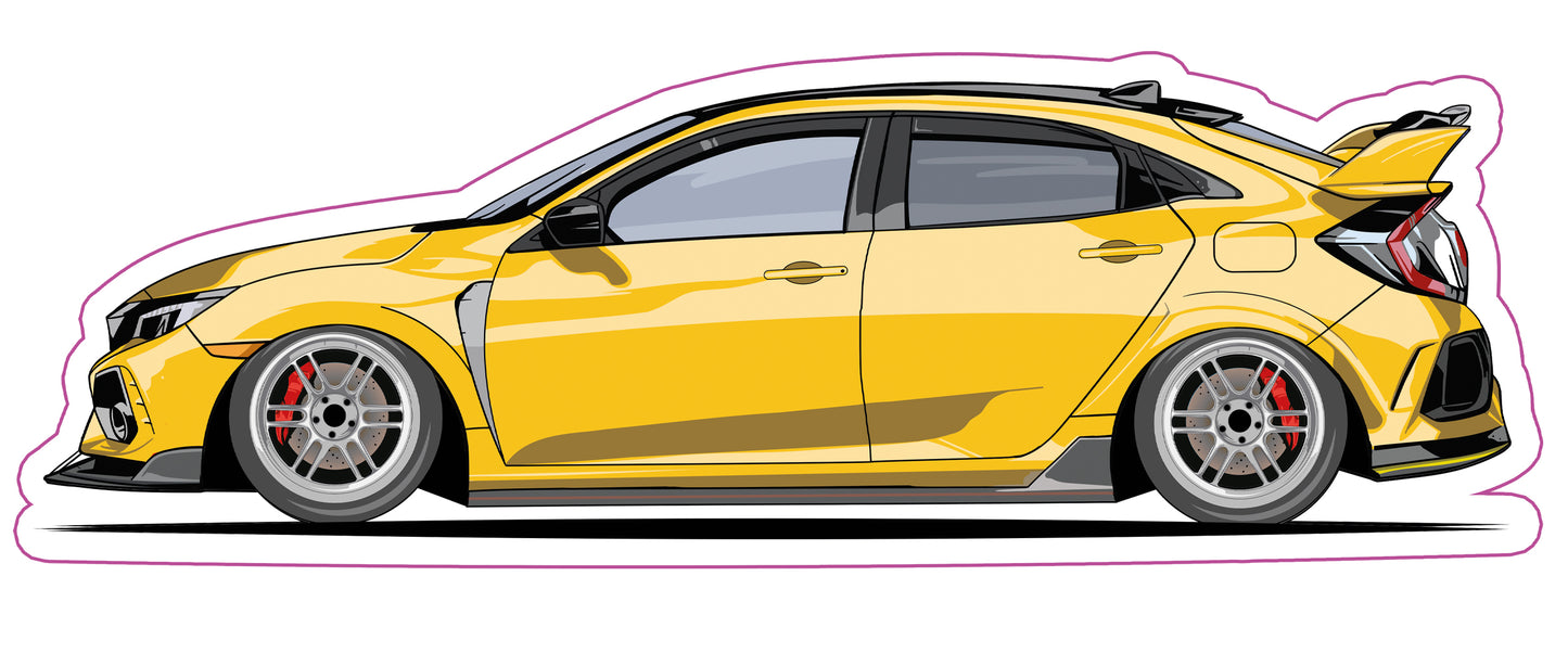 Stickers / Honda Type R FK8 2017