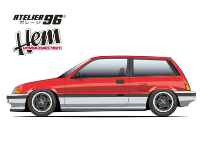 Affiches /  Honda Civic Gen3 1983
