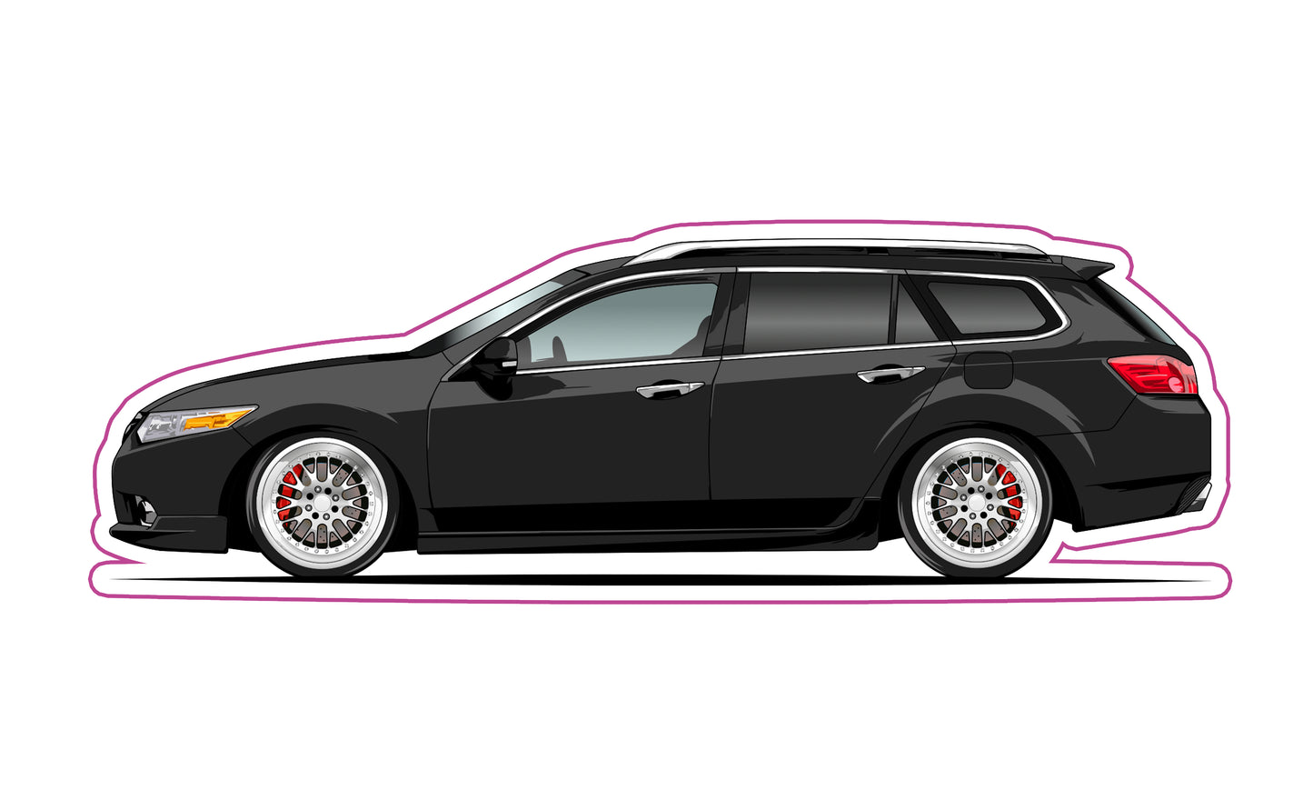 Stickers /  Honda accord tourer 2008