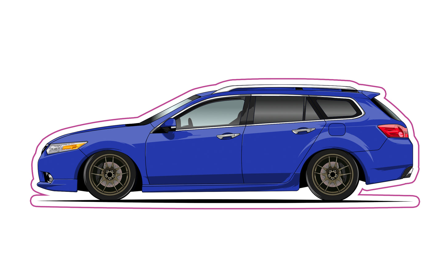 Stickers /  Honda accord tourer 2008