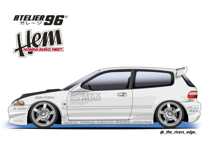 Affiches / Honda Civic Gen5 1992