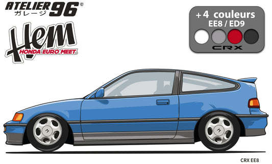 Affiches / Honda CRX ED9 EE8 1990