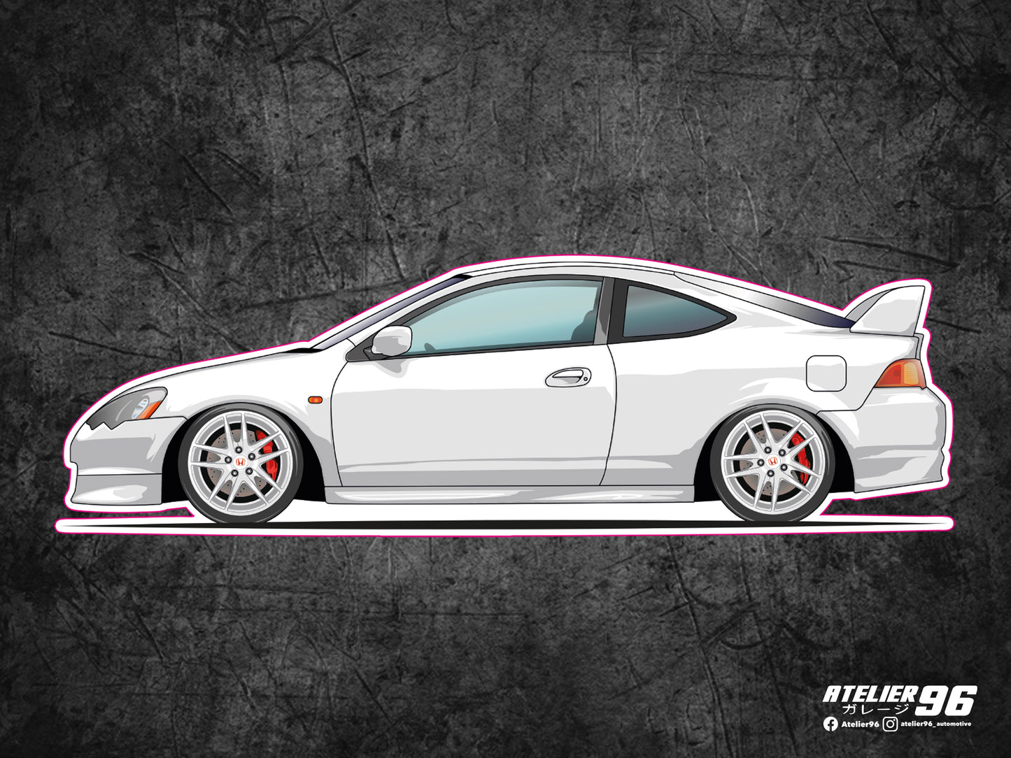 Stickers / Honda integra typeR DC5 2000