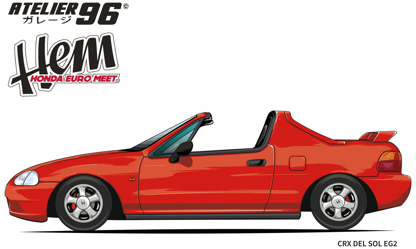 Affiches / Honda CRX Delsol