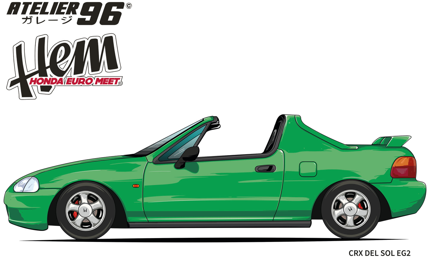 Affiches / Honda CRX Delsol