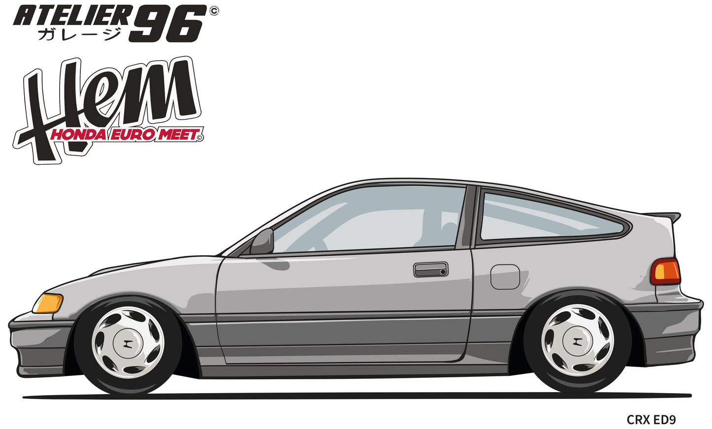 Affiches / Honda CRX ED9 EE8