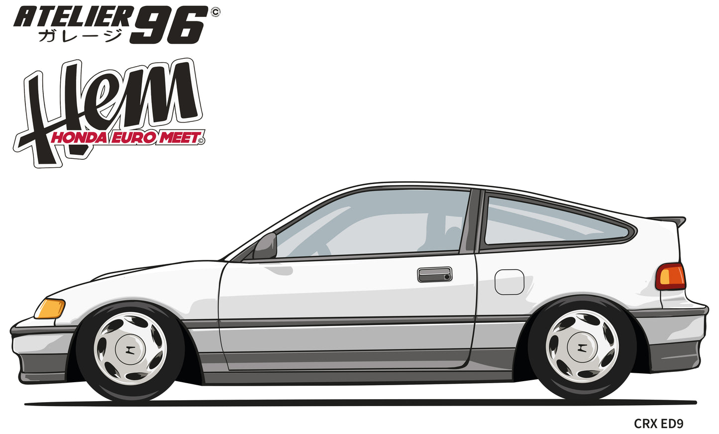 Affiches / Honda CRX ED9 EE8