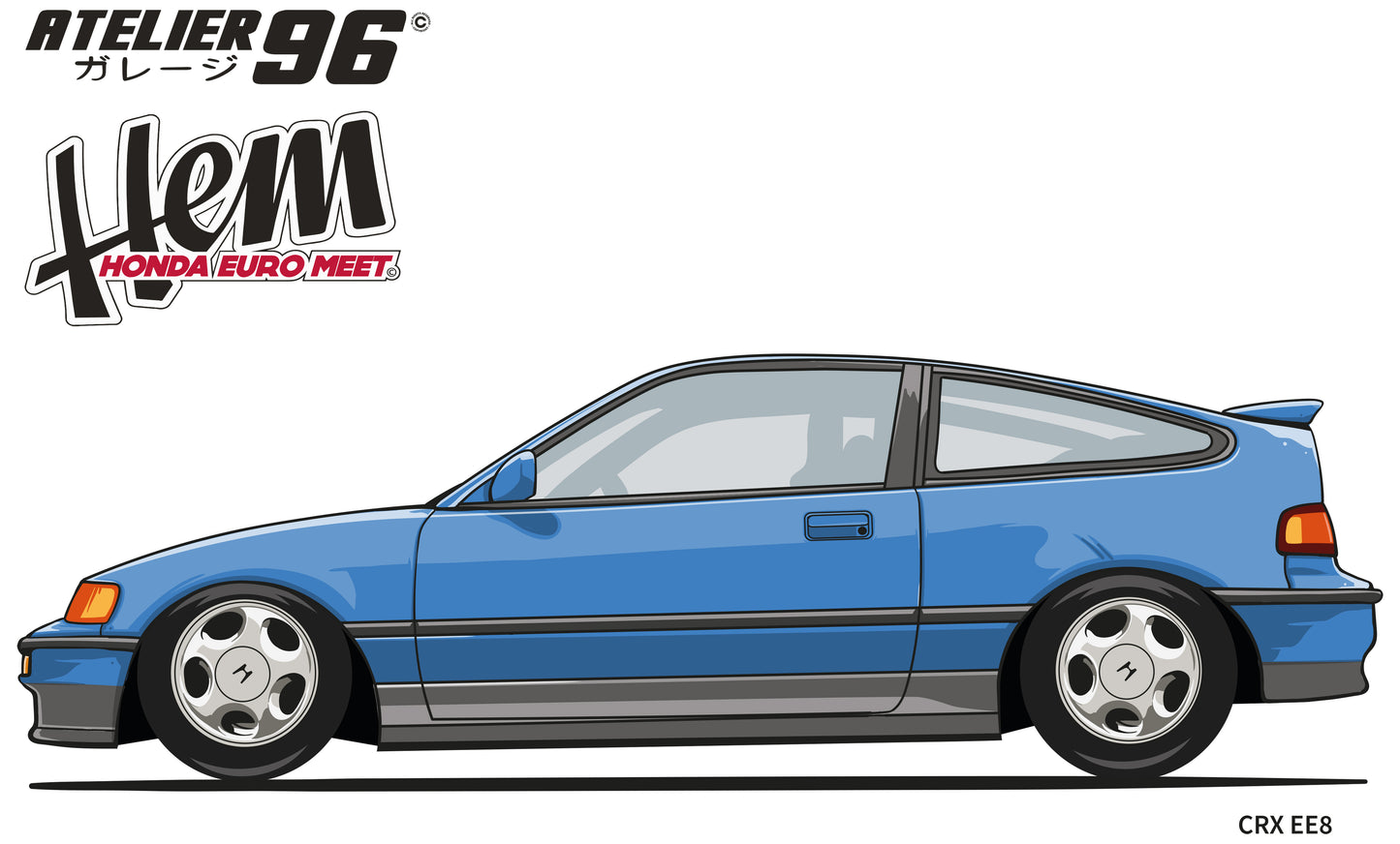 Affiches / Honda CRX ED9 EE8