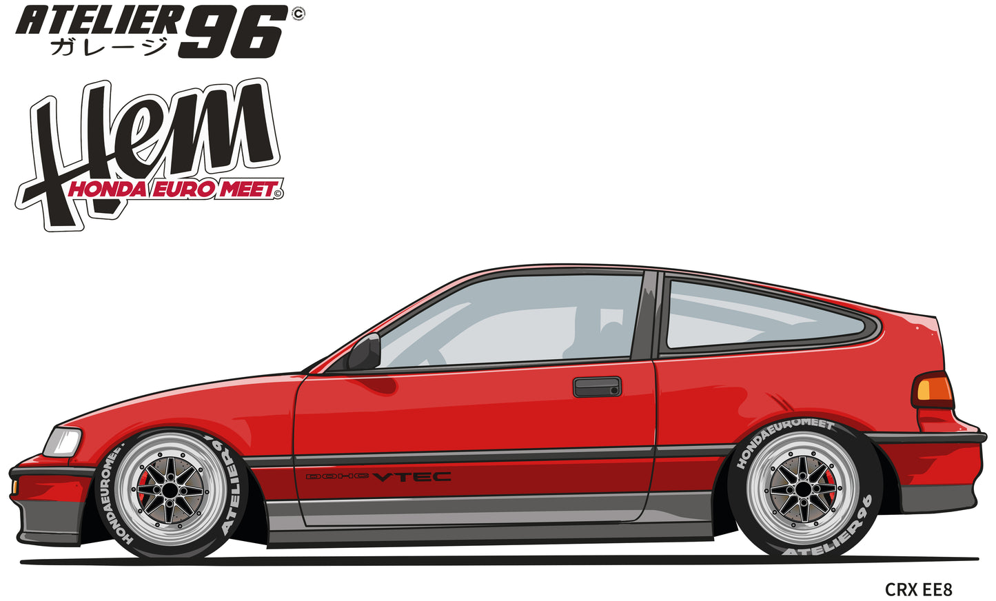 Affiches / Honda CRX ED9 EE8