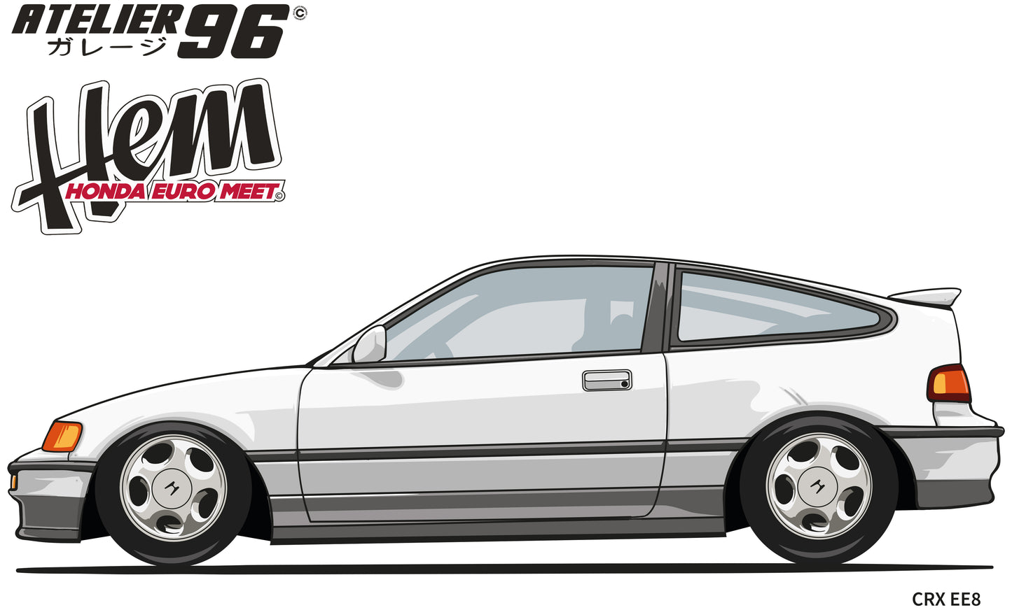 Affiches / Honda CRX ED9 EE8