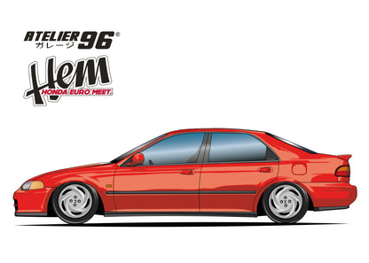 Affiches / Honda civic berline / fério 1991