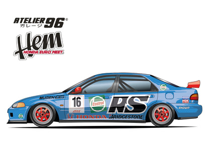 Affiches / Honda civic berline / fério 1991