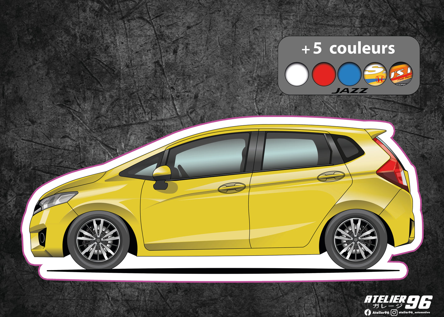 Stickers / Honda Jazz 2014