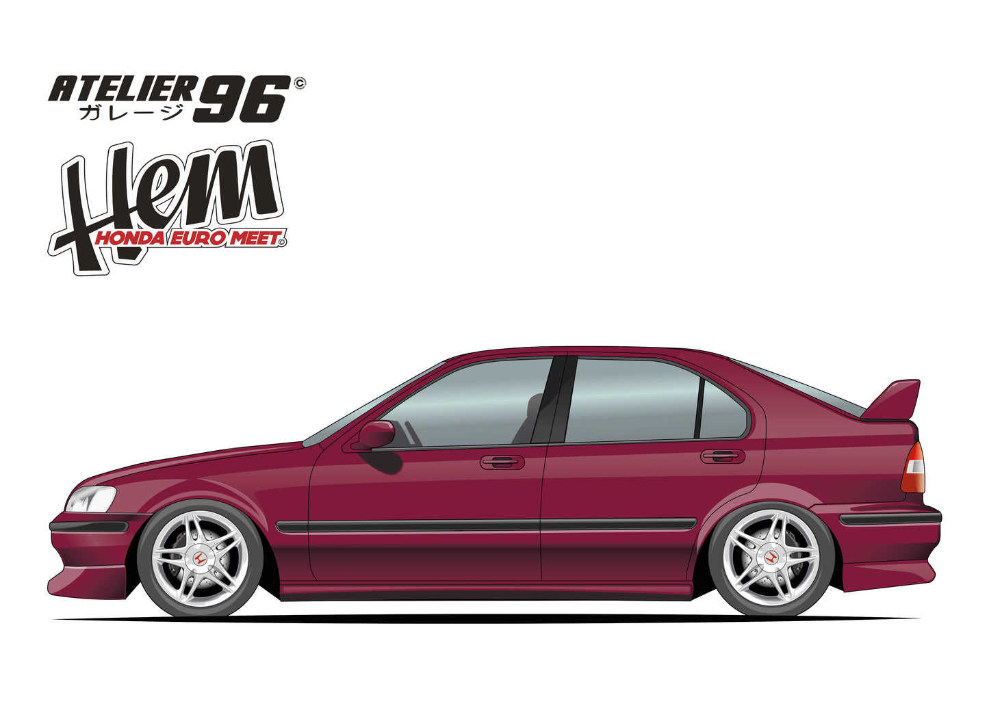 Affiches / Honda Civic Mb6 1997