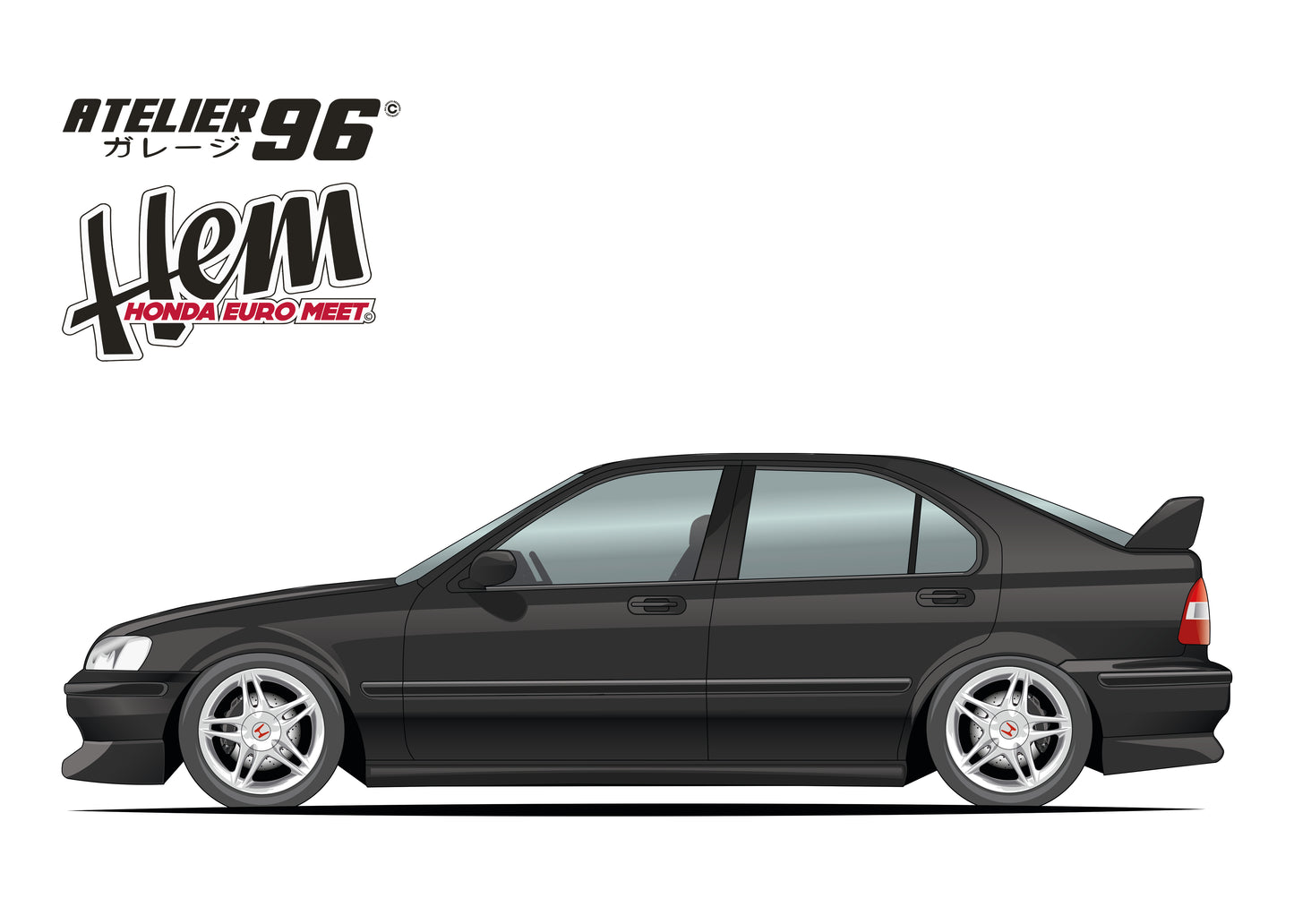 Affiches / Honda Civic Mb6 1997