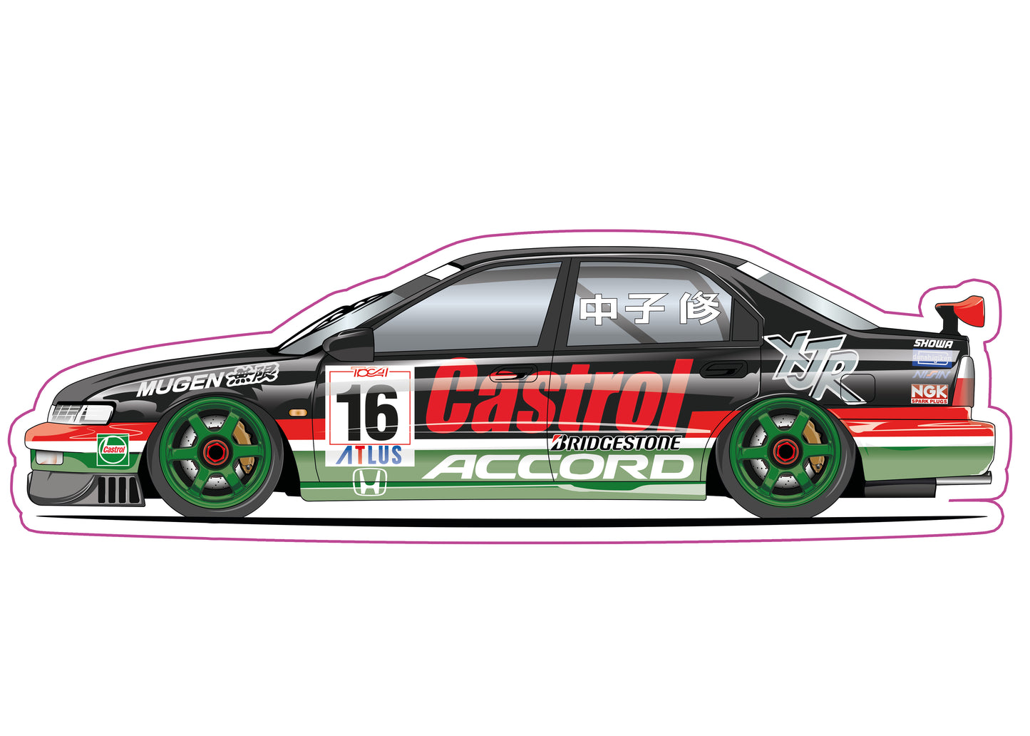 Stickers /  Honda Accord JTCC 1996