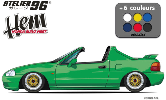 Affiches / Honda CRX Delsol 1992
