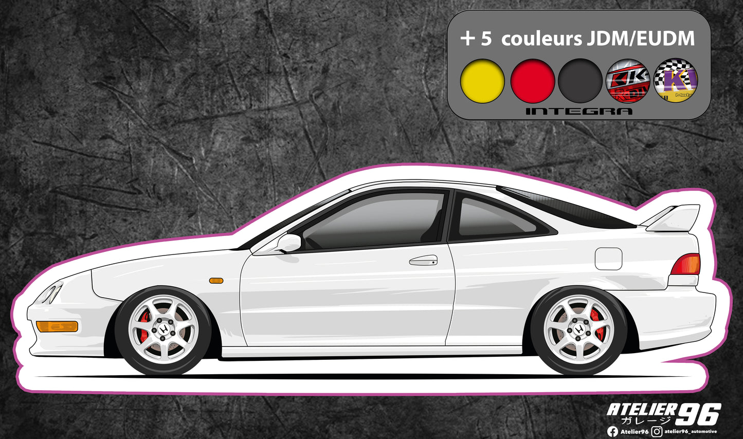 Stickers / Honda Integra typeR DC2 1995